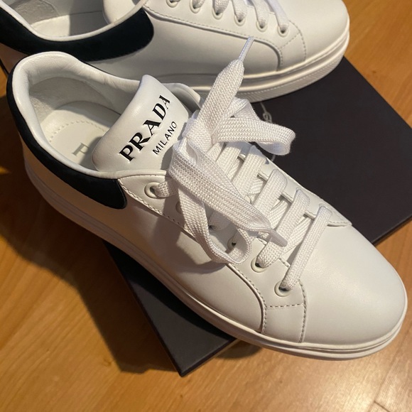 100% Authentic Prada Leather Sneakers must have! - Picture 9 of 12